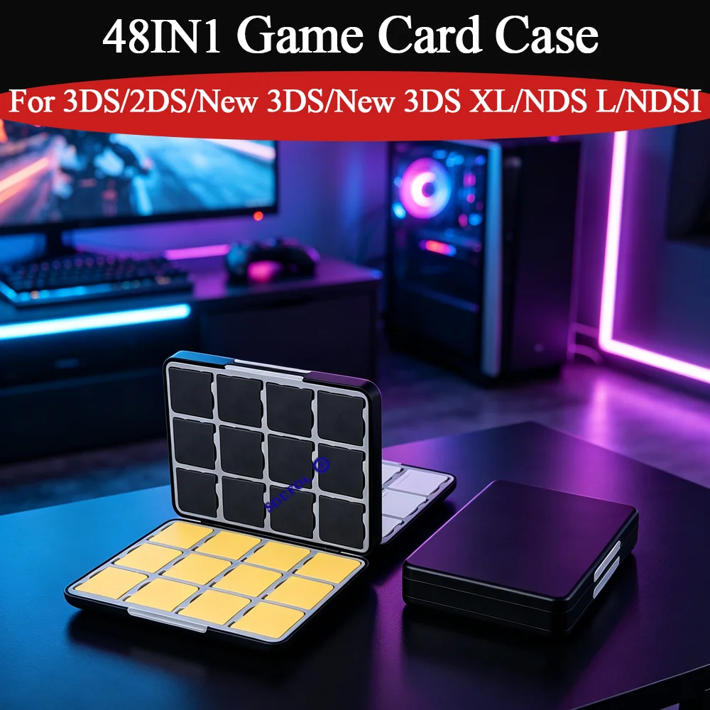Gaming Accessories Box - 2026 New For 3DS 48IN1 Portable