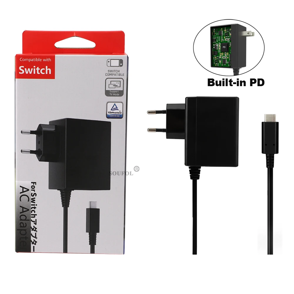 Gaming Zone Accessories - AC Power Adapter Charger For NS