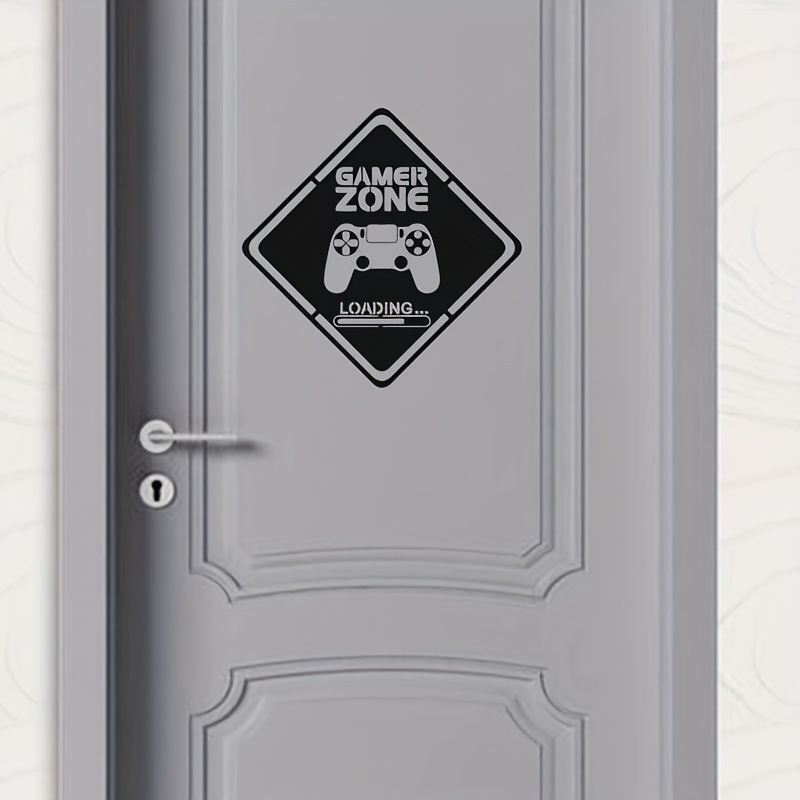 Gaming Home Accessories - 1pc Gamer Zone Door Decal Wall