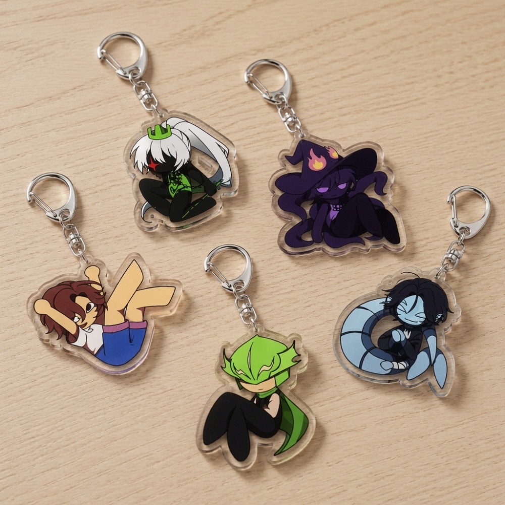 Gaming Accessories Deals - Cute Cartoon Chibi Keychains Accessories Bag