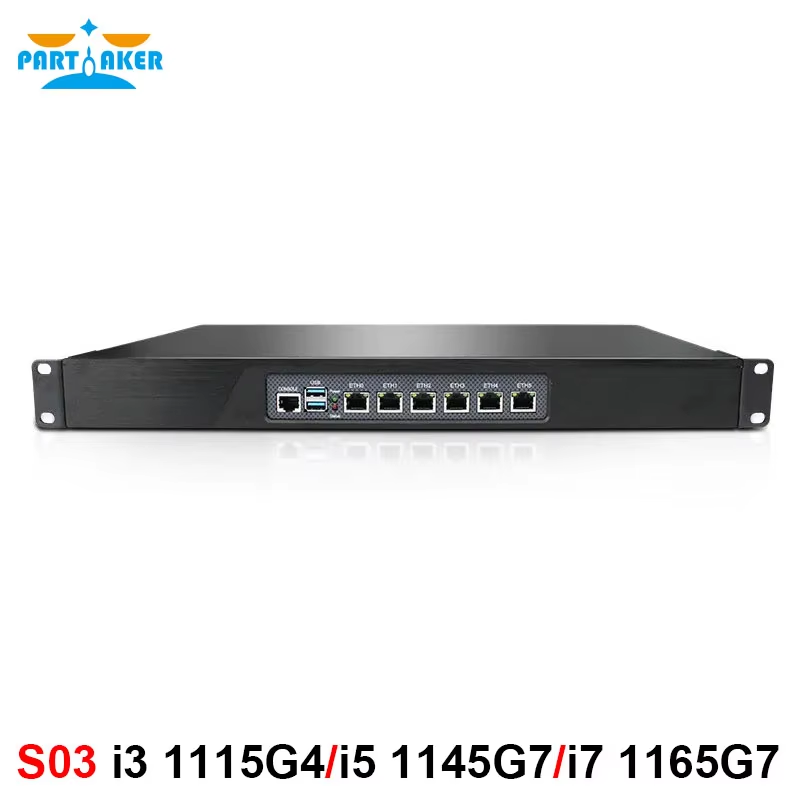 1U Firewall Appliance Intel i3 - огляд і ціна Intel Cpu Core I7