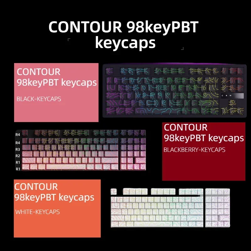Contour KM98 PBT Keycaps-Perfe - огляд і ціна Gaming Accessories Aesthetic