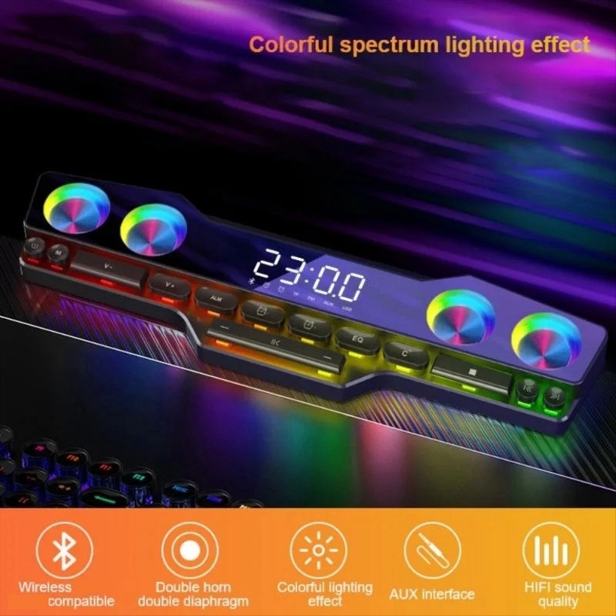 DTC5 V18 Dazzle Colour Speaker - огляд і ціна Gaming Home Accessories