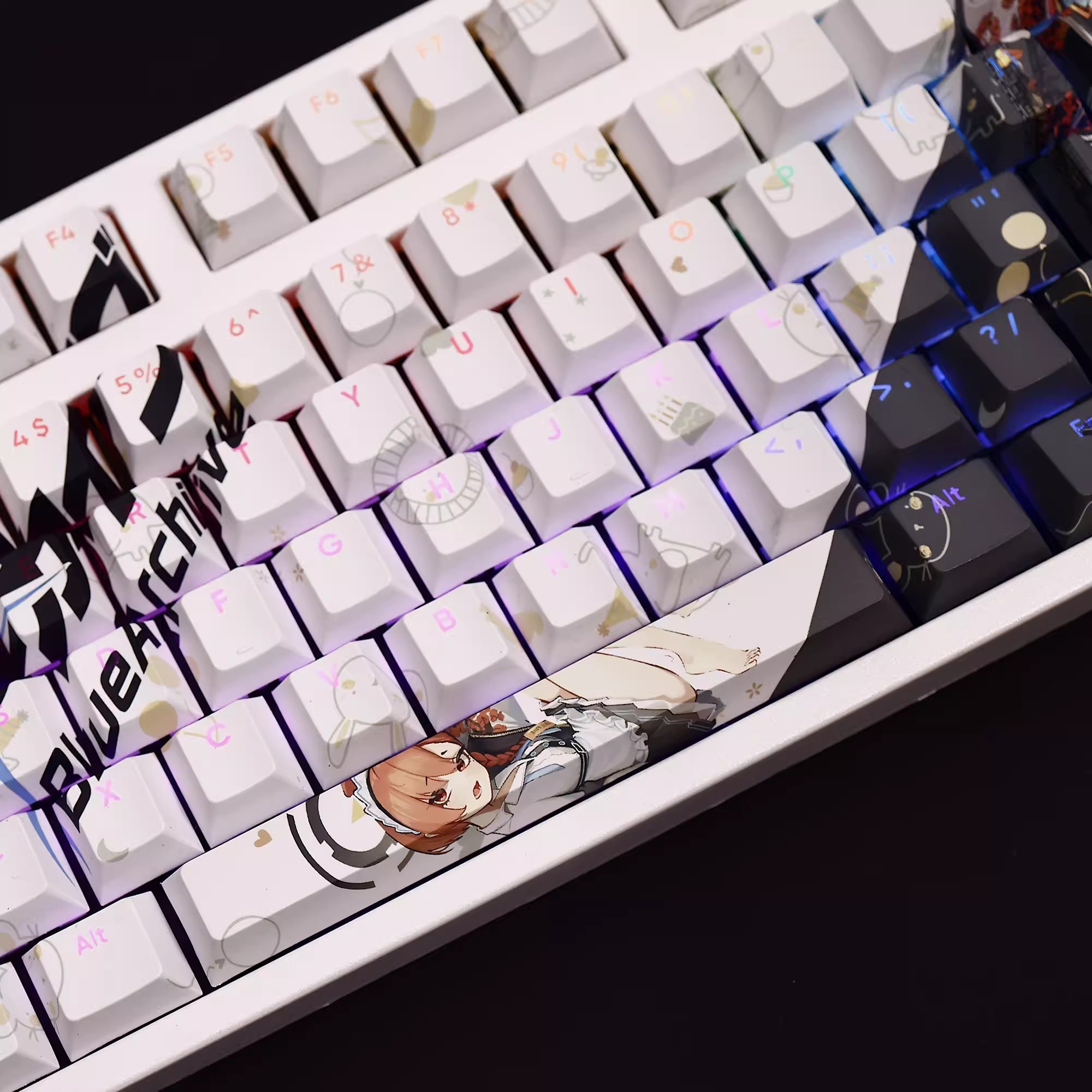108 Keys/set Blue Archive Mika - огляд і ціна Gaming Accessories Aesthetic