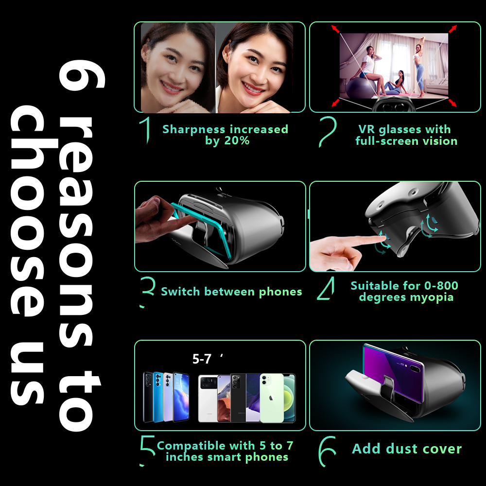 3D Virtual Reality VR Glasses  - огляд і ціна Gaming Accessories Iphone