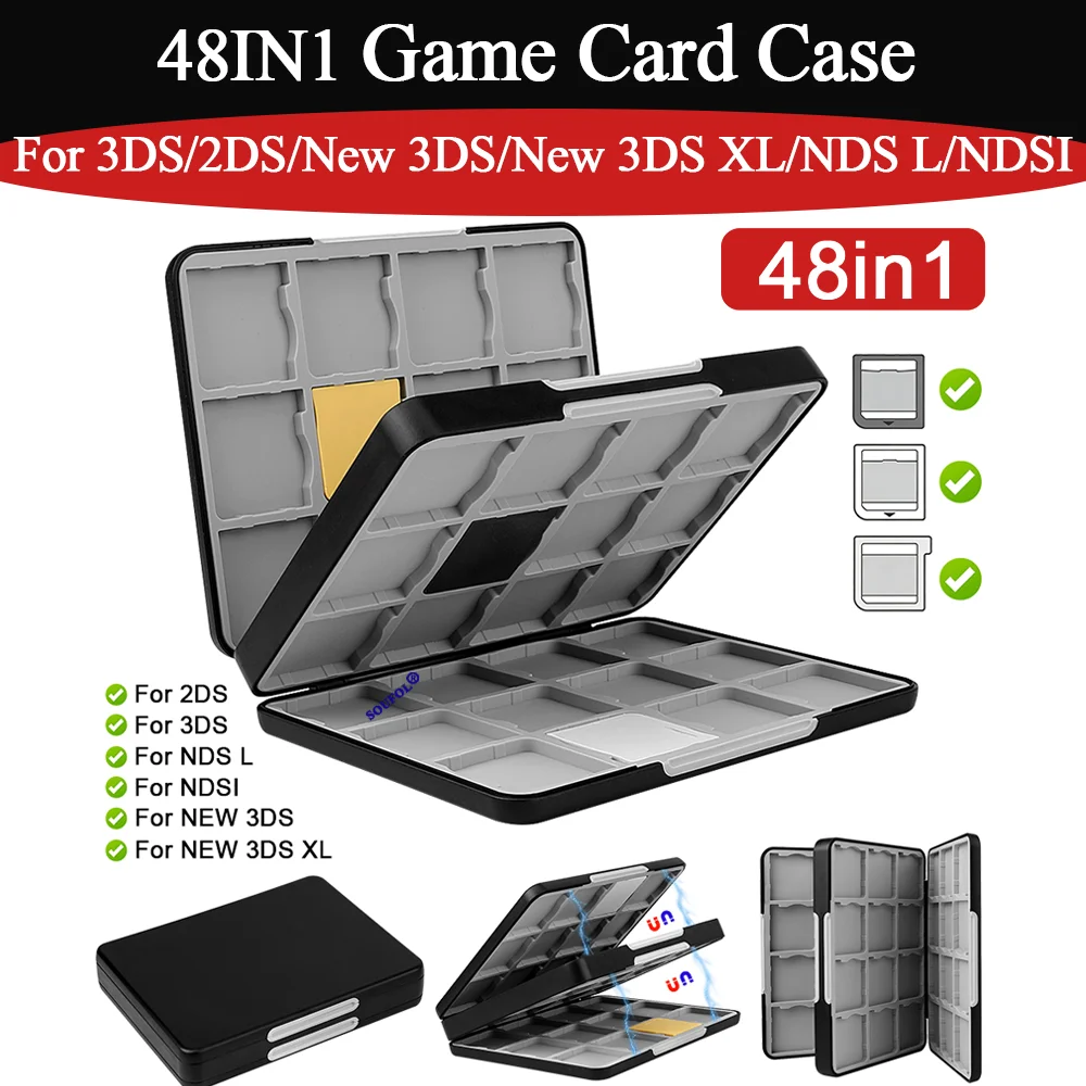 2026 New For 3DS 48IN1 Portabl - огляд і ціна Gaming Accessories Box