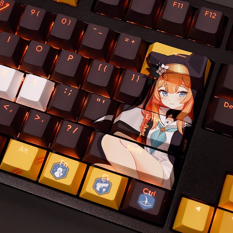 108 Keys/set Blue Archive Loch - огляд і ціна Gaming Accessories Aesthetic
