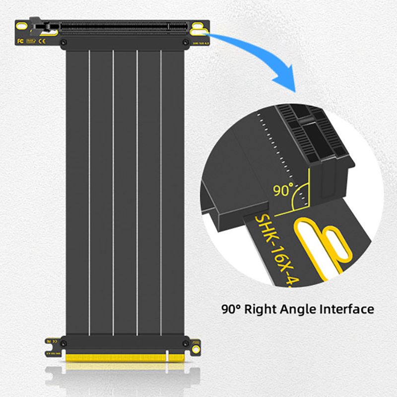 TEUCER PCI-E 4.0 X16 Riser Cab - огляд і ціна Vertical Gpu Bracket