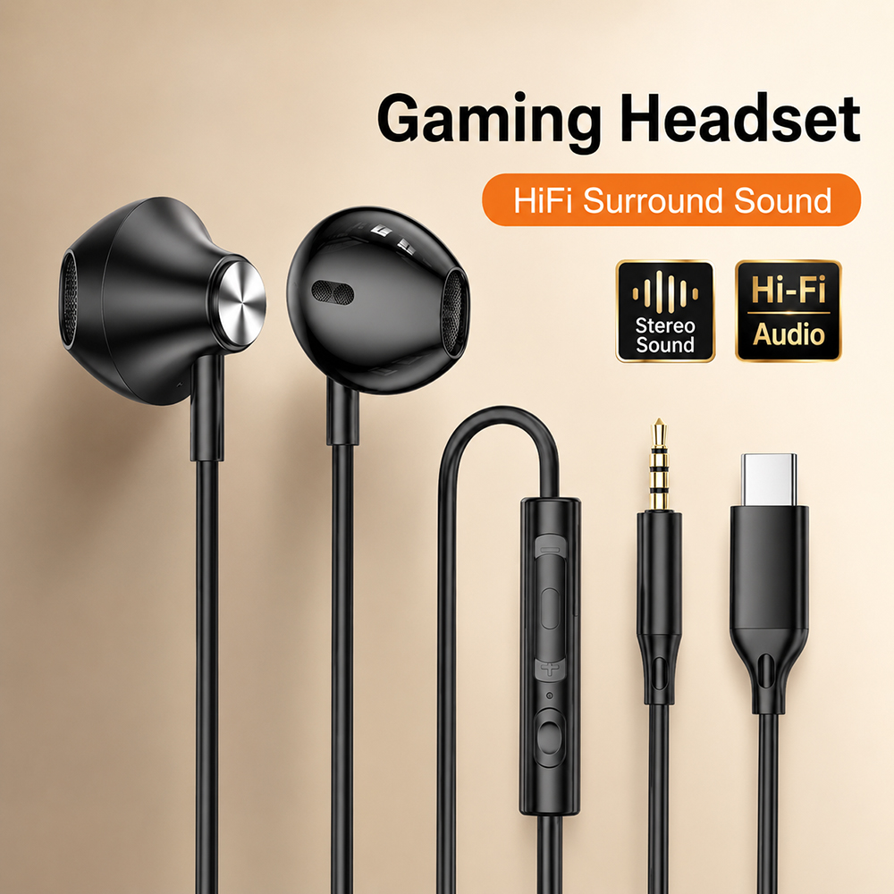 HiFi Surround Headphones Bass  - огляд і ціна Gaming Accessories Iphone