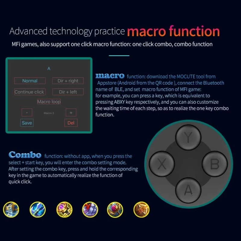 Cell Phone Gamepad Joystick Fo - огляд і ціна Gaming Accessories Iphone