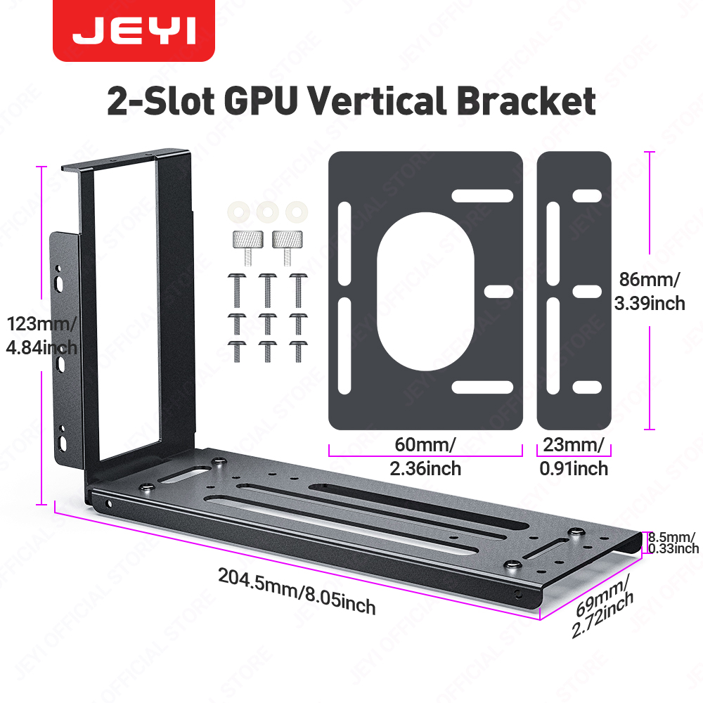 JEYI Vertical Graphics Card Mo - огляд і ціна Vertical Gpu Bracket