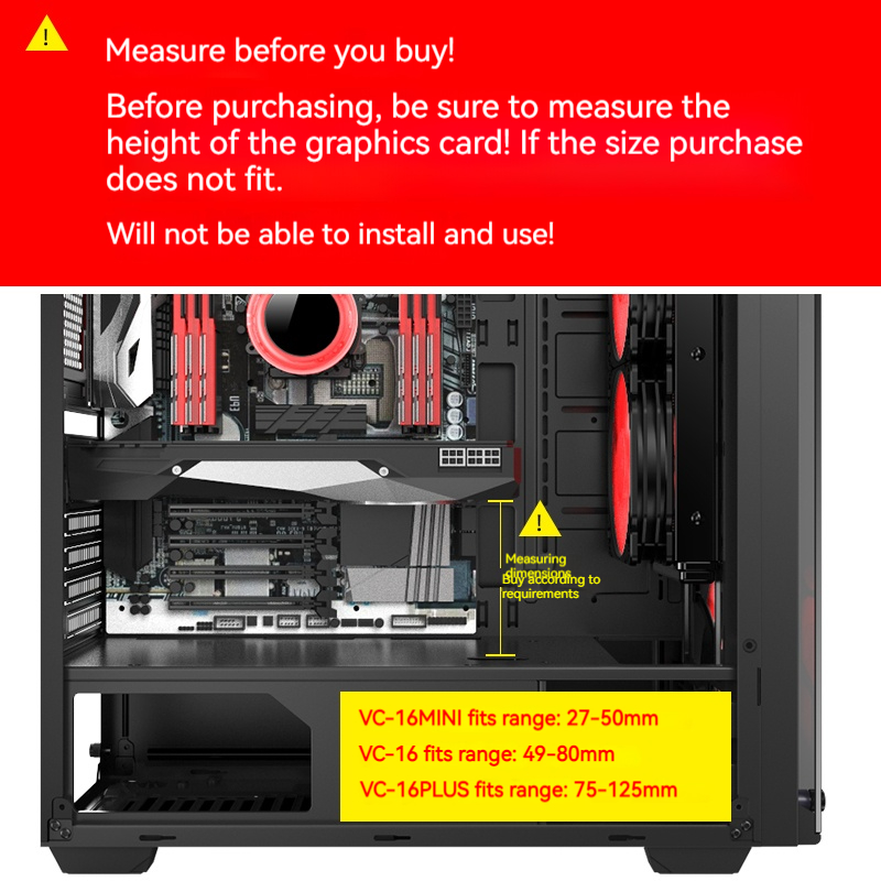 Graphics Card GPU Holder Adjus - огляд і ціна Vertical Gpu Bracket