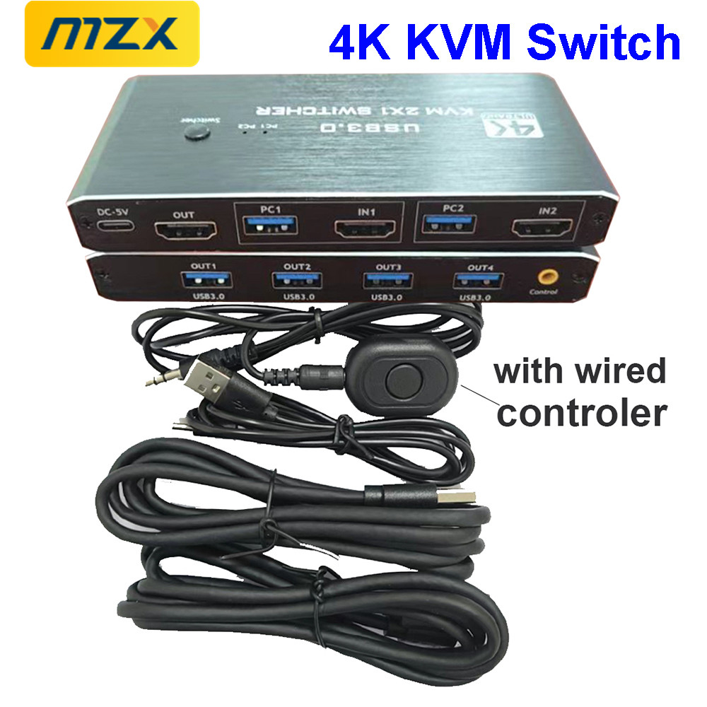 KVM Switch 4K 60Hz Switcher US - огляд і ціна Gaming Accessories Storage