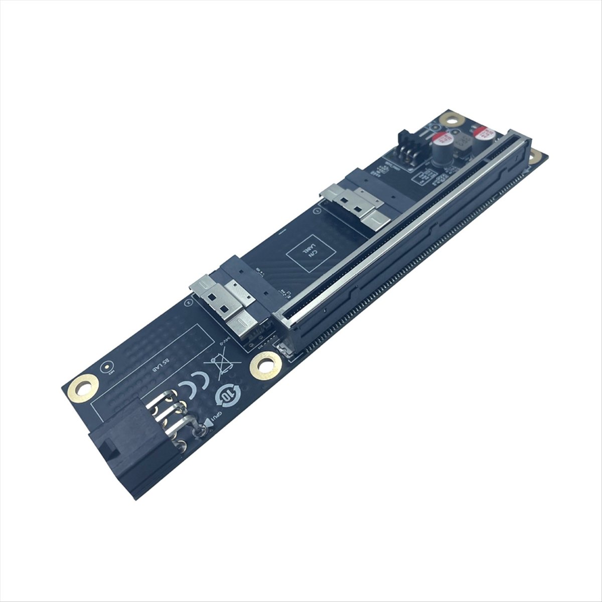 2 Port PCI-E 4.0 X16 to SlimSA - огляд і ціна Vertical Gpu Bracket