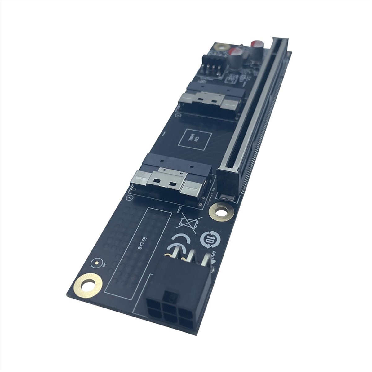 2 Port PCI-E 4.0 X16 to SlimSA - огляд і ціна Vertical Gpu Bracket