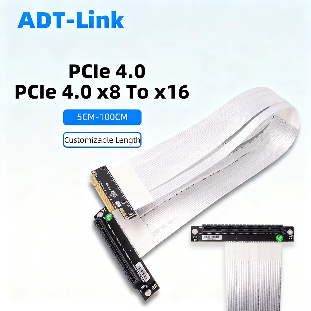 ADT-Link PCIE 4.0 3.0 X8 To X1 - огляд і ціна Vertical Gpu Bracket