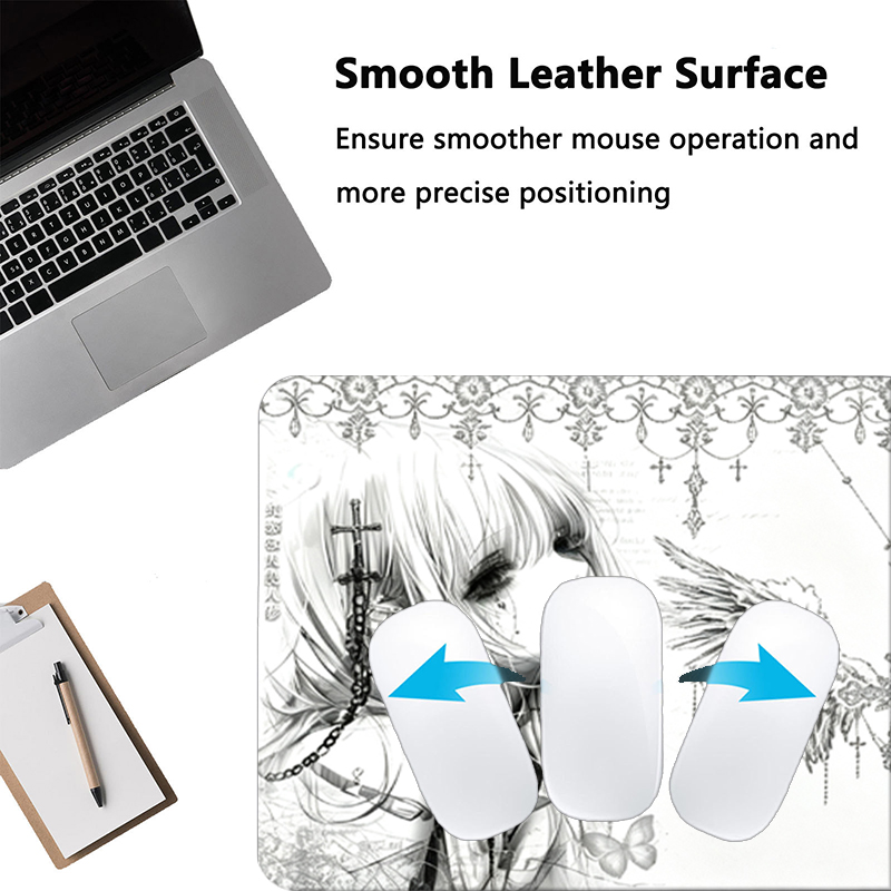 Leather Mousepad Black White A - огляд і ціна Gaming Accessories Deals
