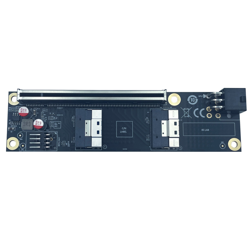 NEW 2 Port SlimSAS 8i x2 to PC - огляд і ціна Vertical Gpu Bracket