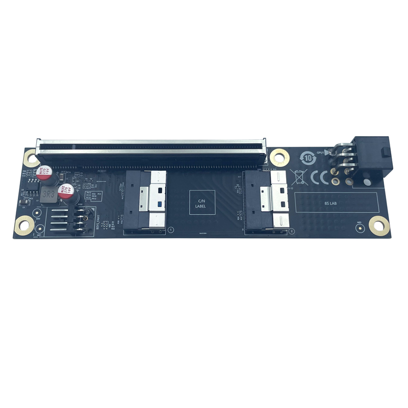 NEW 2 Port SlimSAS 8i x2 to PC - огляд і ціна Vertical Gpu Bracket