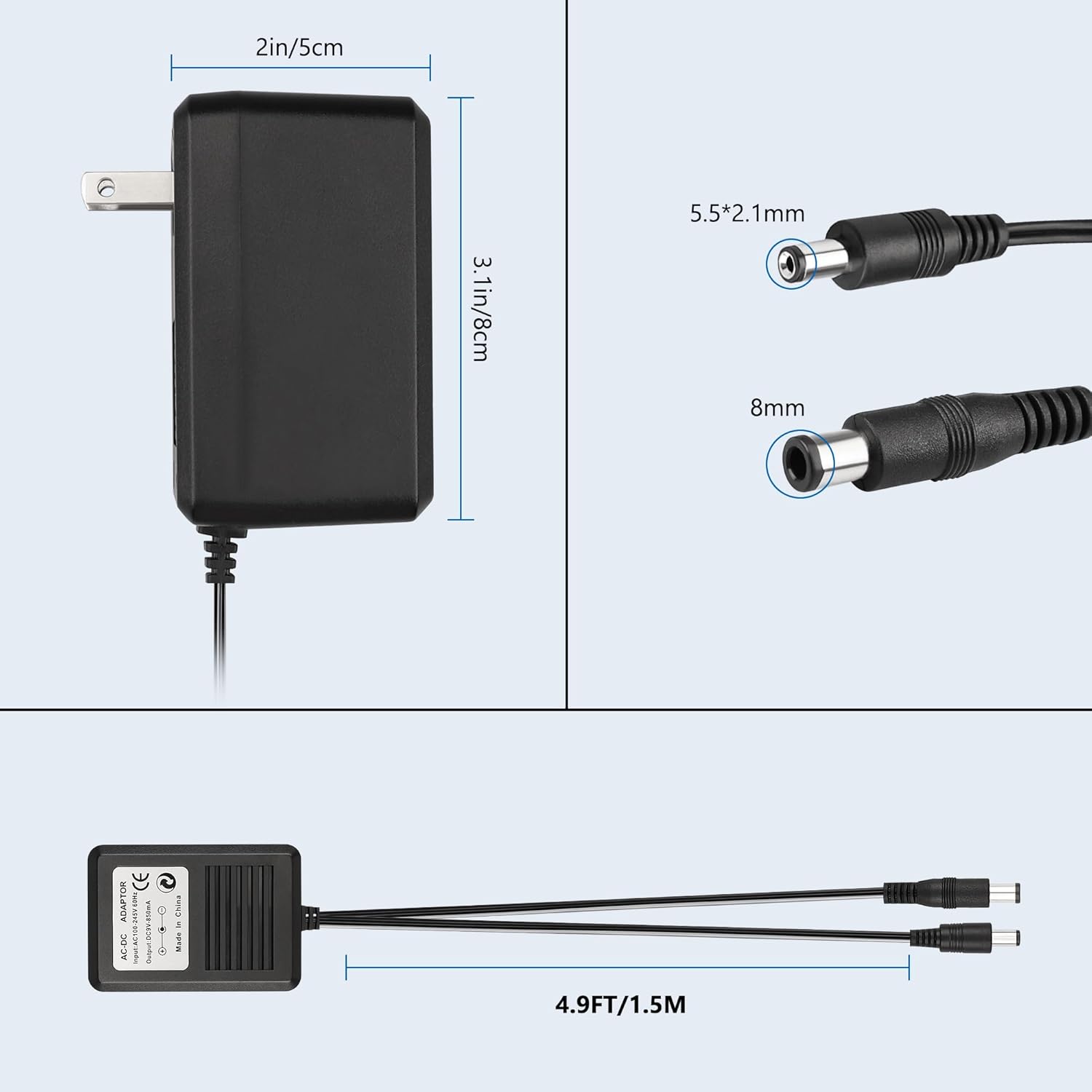 US Plug 3 in 1 AC Power Supply - огляд і ціна Gaming Accessories Dropshipping