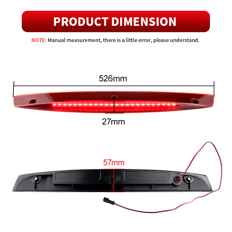1PC LED High Mount Third Brake - огляд і ціна Gaming Accessories Storage