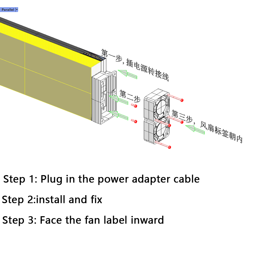 ADT-Link Universal GPU Cooler  - огляд і ціна Vertical Gpu Bracket