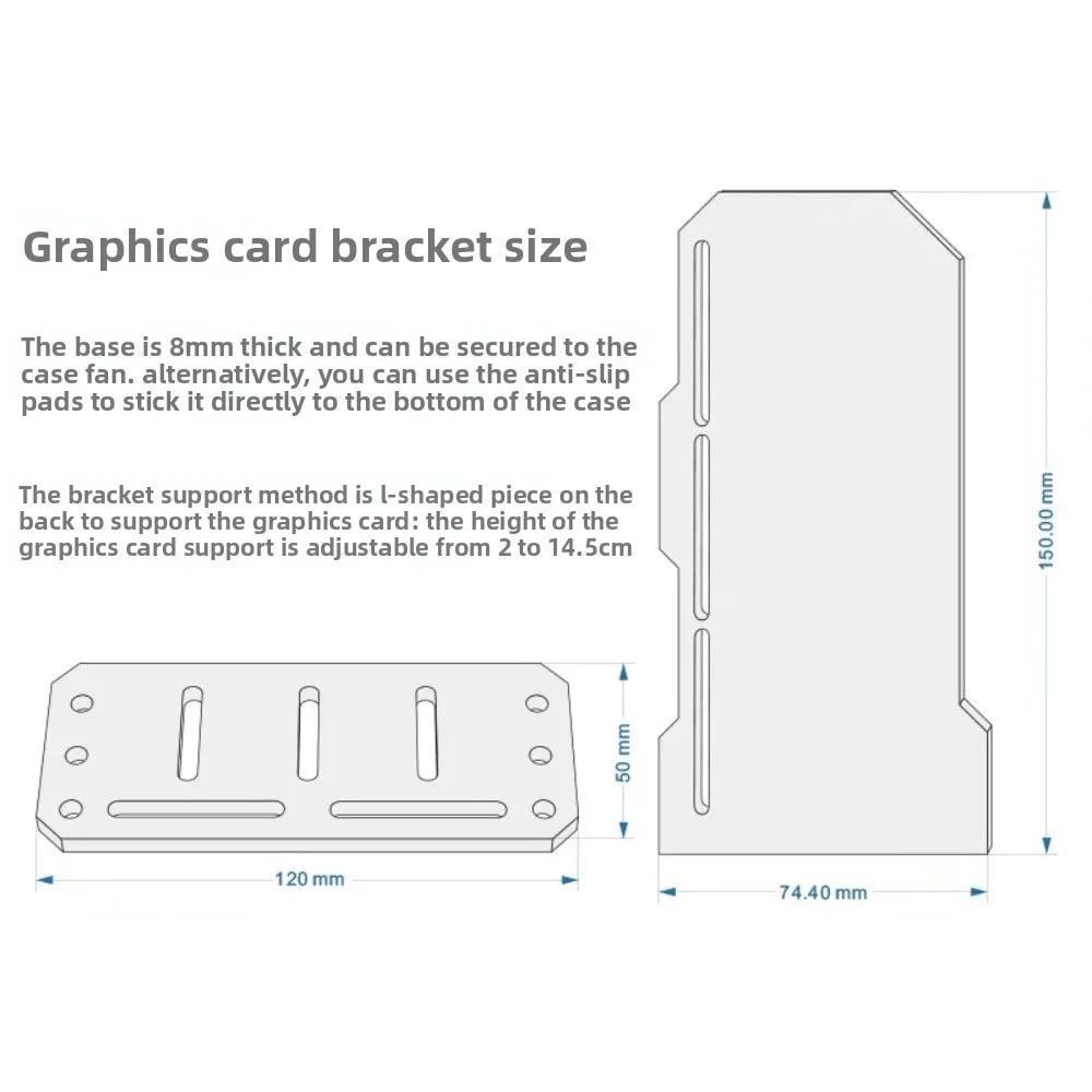 DIY Mirror VGA Holder ARGB Gam - огляд і ціна Vertical Gpu Bracket